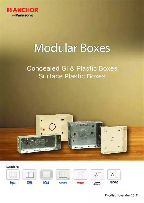 legrand metal boxes|modular box size list.